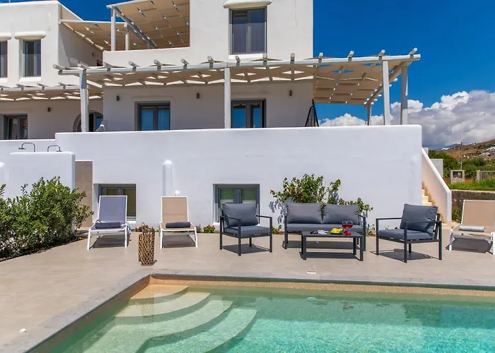 Villa Salinus Beachfront By Aegean Breeze - Private Pools Pláka